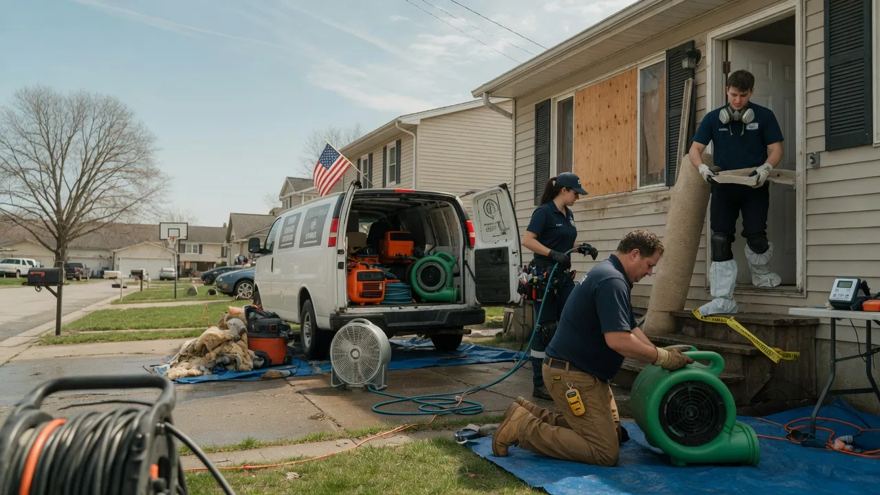 Water Damage Restoration in Fortville, IN near me